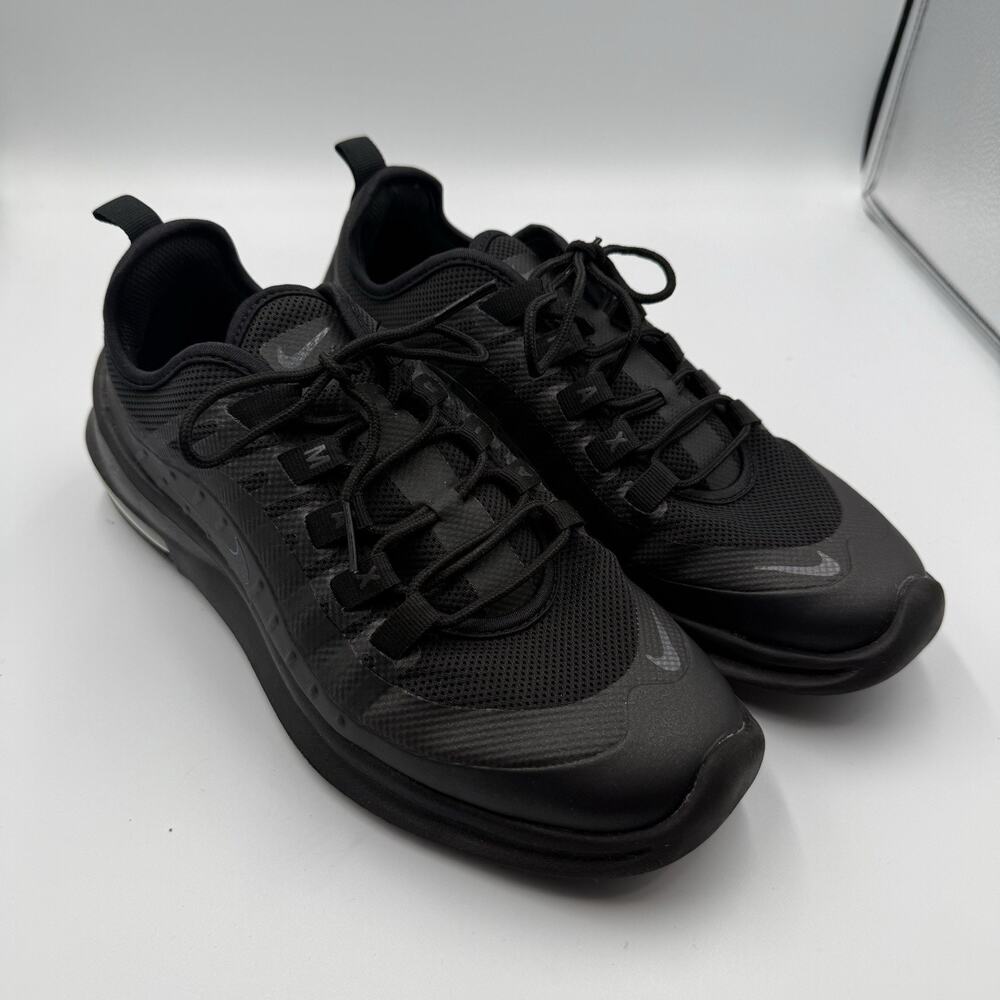 Nike Air Max Axis Sneakers Shoes Triple Black Womens 9 Breathable Mesh